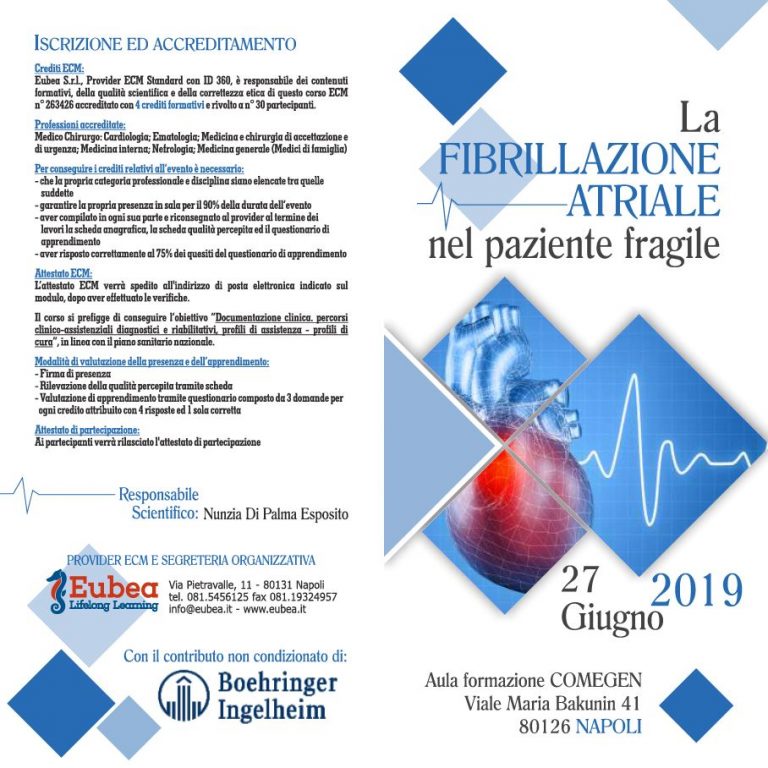 La fibrillazione atriale nel paziente fragile – Eubea